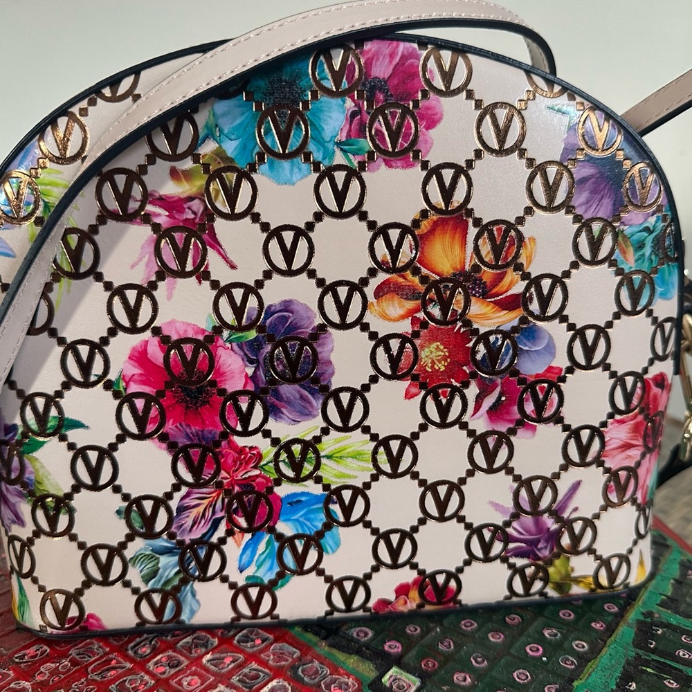 Valentino By Mario Valentino Multicolor Floral Crossbody Bag - Picture 7 of 8